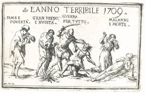 Acquaforte di G. P. Mitelli (1709)