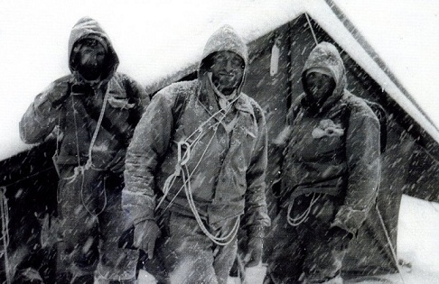 Luigi Airoldi, Jack Canali e Gigi Alippi sul McKinley/Denali nel 1961 con la spedizione guidata da Riccardo Cassin.